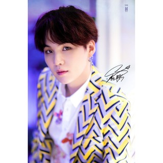 โปสเตอร์ รูปถ่าย บอยแบนด์ เกาหลี BTS 방탄소년단 Suga 민윤기 POSTER 24"x35" นิ้ว Korea Boy Band K-pop Hip Hop R&amp;B V8