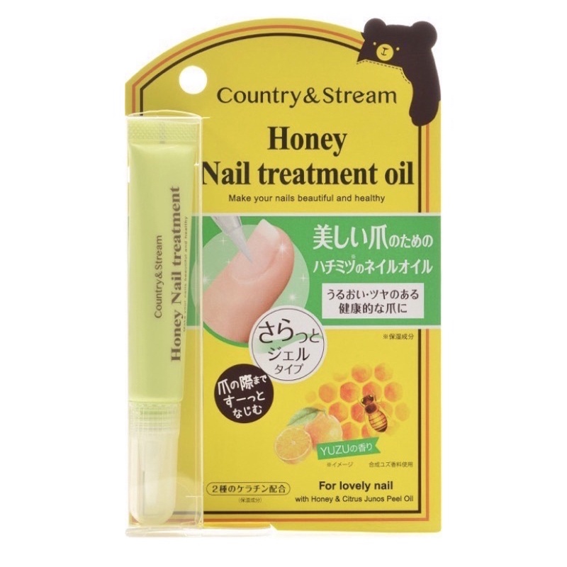 #พร้อมส่ง !  🍯Country & Stream Honey Nail Treatment 🌿เจลออยล์บำรุงเล็บไม่เหนอะหนะ