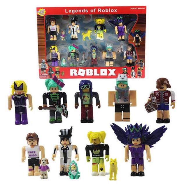 9pcsset Roblox Figures Toy 7cm Pvc Game Roblox Toys Girls Christmas Gift - roblox history roblox