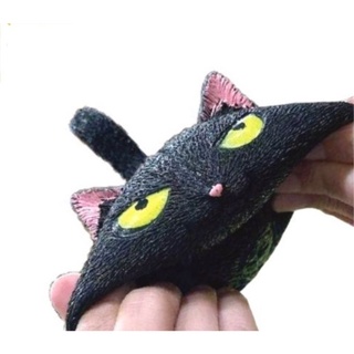 T.P. TOYS Squishy Angry Cat สกุชชี่ แมวโกรธ แมวดำ Black Cat ยืดหดได้ คืนรูป จำนวน 1 ชิ้น