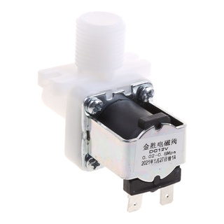 Pcf * Dc 12V วาล์วไฟฟ้าโซลินอยด์แม่เหล็ก N / C Water Air Inlet Flow Switch 1/2"