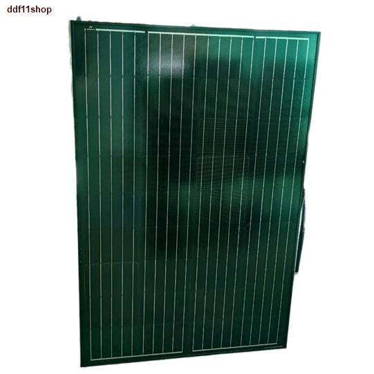 จัดส่งทันที✜☍☁แผงโซล่าเซลล์ 110w โมโน solar cell mono รุ่นใหม่ ALL BLACK แผง panel แผงโซล่า aggiehome แผงโมโนN1015