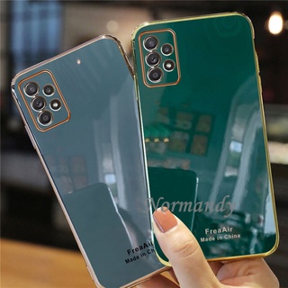 Ready Stock เคสโทรศัพท์ Phone Case Samsung Galaxy A53 A33 A73 A13 A23 LTE A03 M33 M23 5G 4G 2022 New Fashion Casing 6D Plating TPU Soft Shell Silicagel Lens Shockproof Protective Case เคส