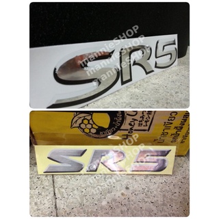 สติ๊กเกอร์แบบดั้งเดิมรถ คำว่า SR5 สำหรับรถ TOYOTA ติดรถ แต่งรถ โตโยต้า sticker