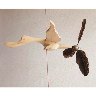 โมบายลมรูปนกหงส์แสนสวย Charming Swan Shaped Wind Chime Mobiles - Perfect for a Playful Touch to Your Patio!