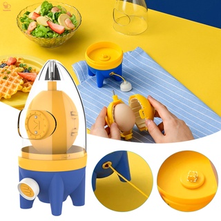 Egg White Yolk Mixer Manual Household Egg Yolk Albumen Blender Shaker without Breaking the Eggs for Kitchen