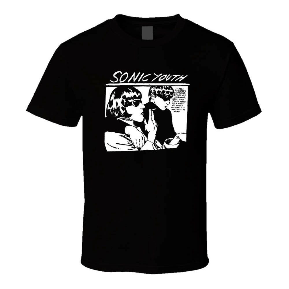 No.1 In Mans Tshirt Sonic Youth Logo New Design Retro Tee Tshirt