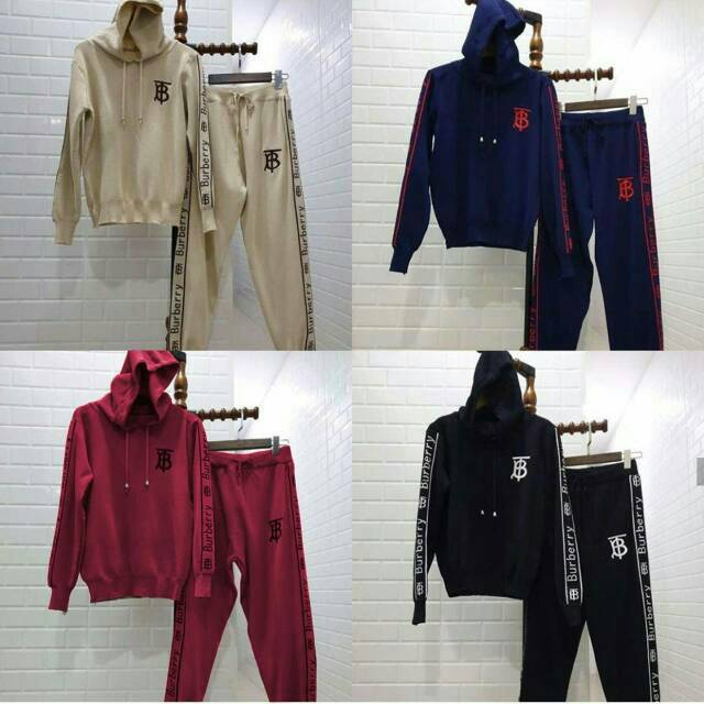 Ms Set Hodie Burberry / ชุดฝึกซ้อมแขนยาวผู้หญิง