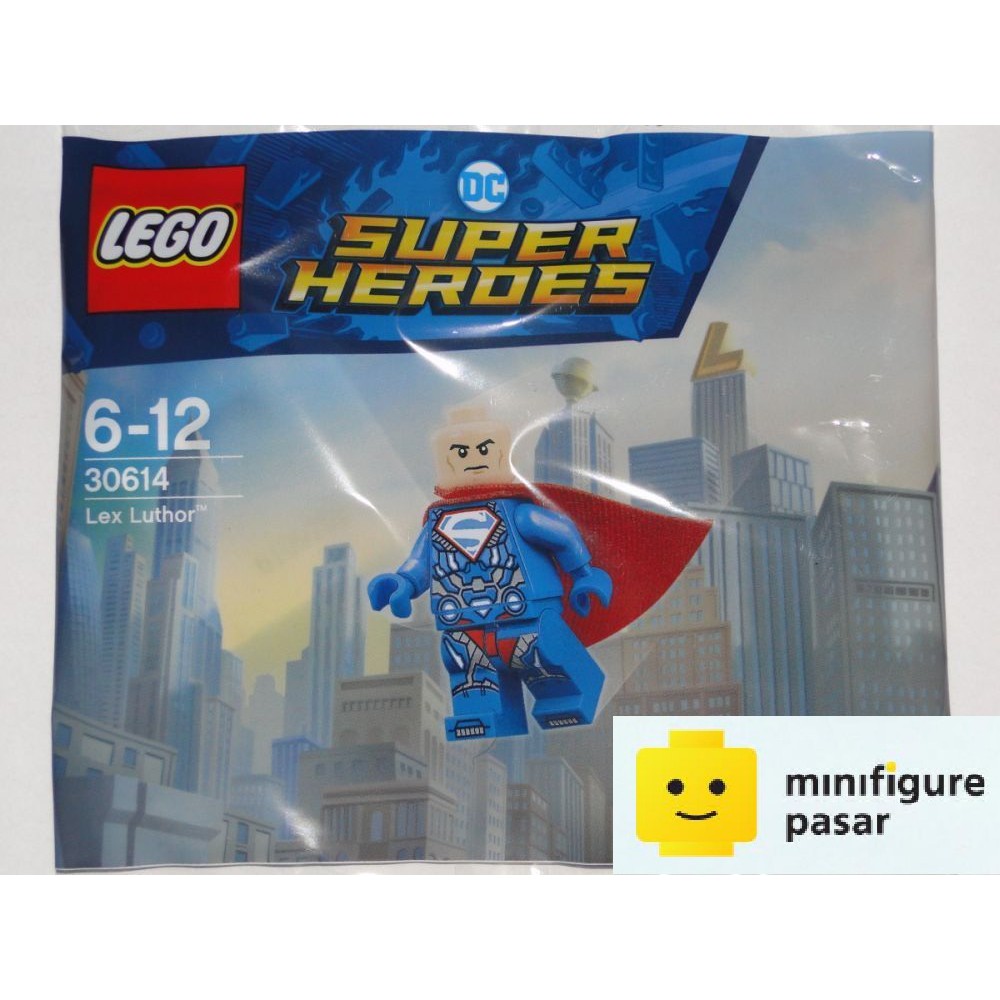 Sh0519 Lego DC Super Heroes 30614 Superman - Lex Luthor Minifigure Polybag - SEALED ใหม่