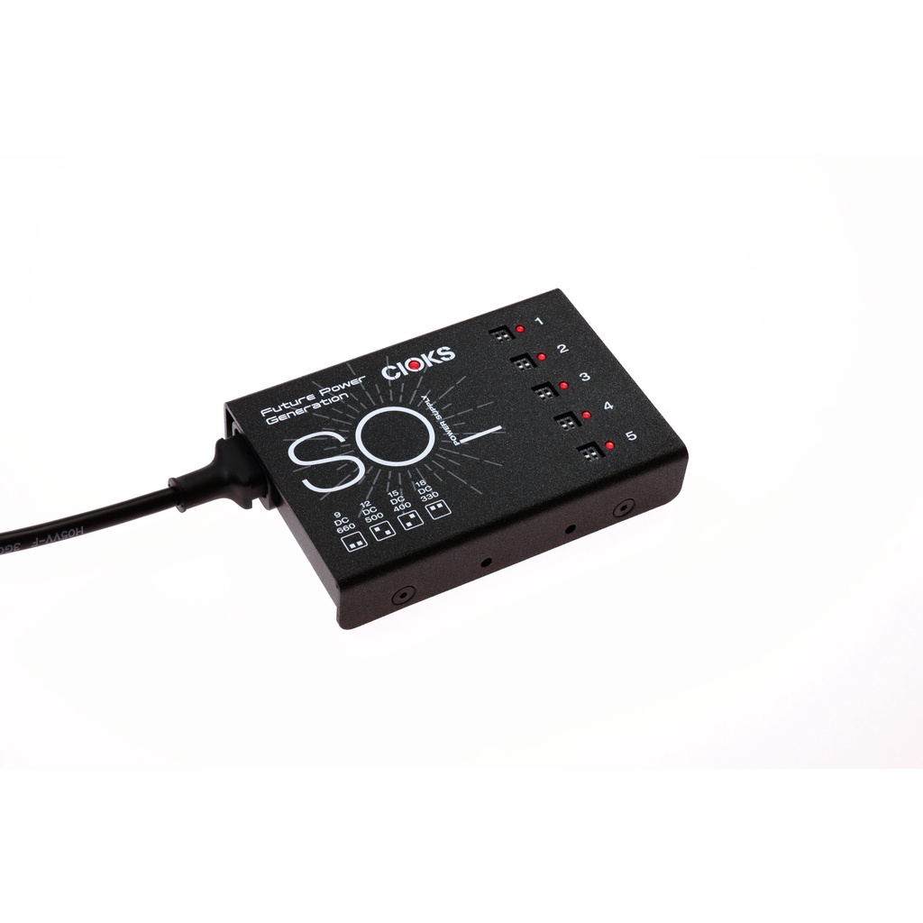 CIOKS SOL Pedal Power Supply ( รุ่นใหม่ มาแทน Cioks DC5 จ่ายไฟได้สูงกว่าเดิม 3.6 เท่า ! )