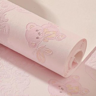 Thicken Wallpaper Warm Self-adhesive Girl Heart Waterproof and Moistureproof Sticker Warm Boys and Girls Children Room D