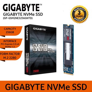 ⚡️SSD ใหม่!!⚡️128GB / 256GB / 512GB / 1TB SSD (เอสเอสดี) GIGABYTE NVME PCI-Express 3.0 x4, M.2 2280 ประกัน 3 ปี