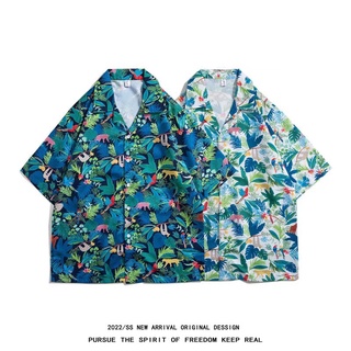 เสื้อฮาวาย Freesize เสื้อเชิ้ต hawaii เชิ๊ตเกาหลี สินค้ามาใหม่ ผ้านิ่มใส่สบาย พร้อมส่ง รุ่น 2103