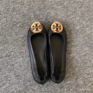 Tory Burch Sheepskin รองเท้าลําลองสําหรับสตรีเหมาะกับการเต้นรํา-