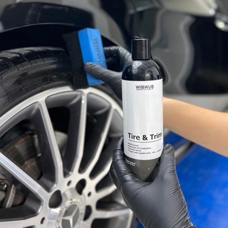 เจลเคลือบและฟื้นฟูพลาสติกและยาง สูตรกันน้ำ (WIBWUB Tire&amp;trim gel)