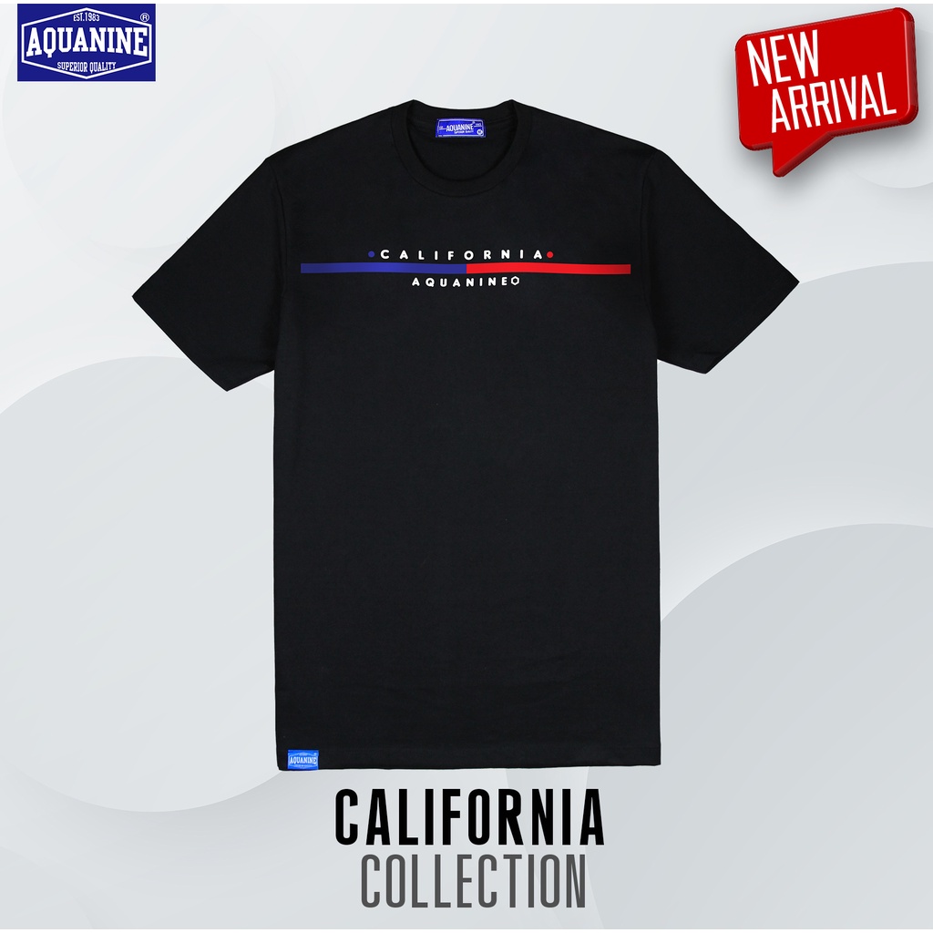 AQUANINE เสื้อยืดผู้ชาย เสื้อยืดผู้หญิง รุ่น California มินิมอล สตรีท ลิขสิทธิ์แท้