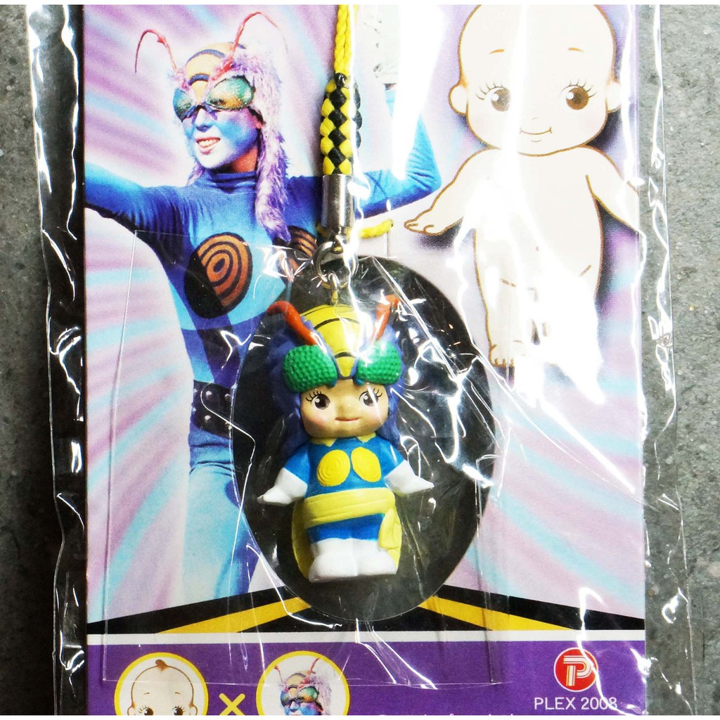 Plex Kewpie X Kamen Rider Bee Woman Masked Rider keychain NEW คิวพี x คาเมนไรเดอร์ ใหม่