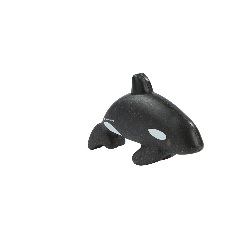 PlanToys ของเล่นไม้ 6141 Orca ฟิกเกอร์วาฬเพชรฆาต เสริมพัฒนาการ สำหรับเด็กอายุ 12 เดือน ขึ้นไป