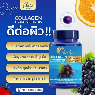 Cherlyn Collagen Grape Seed Plus เชอลินคอลลาเจน Cherlyn Acerola Vit C Plus Cherlyn Vit C เชอลินวิตซี