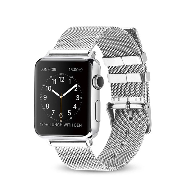 เข็มกลัด นาฬิกาข้อมือ นาทีทอง สาย apple watch stainless steel strap Magnetic adjustable buckle with adapters