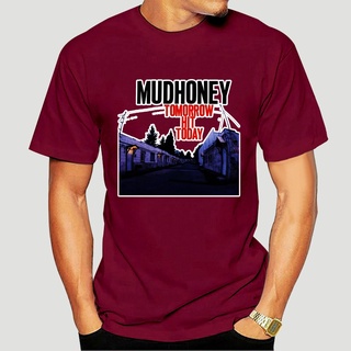 คอตต้อนคอกลมขายดี เสื้อยืดลําลอง แขนสั้น พิมพ์ลายวงร็อค Mudhoney Alternative Tomorrow Hit Today สีขาว สําหรับผู้ชาย S 3