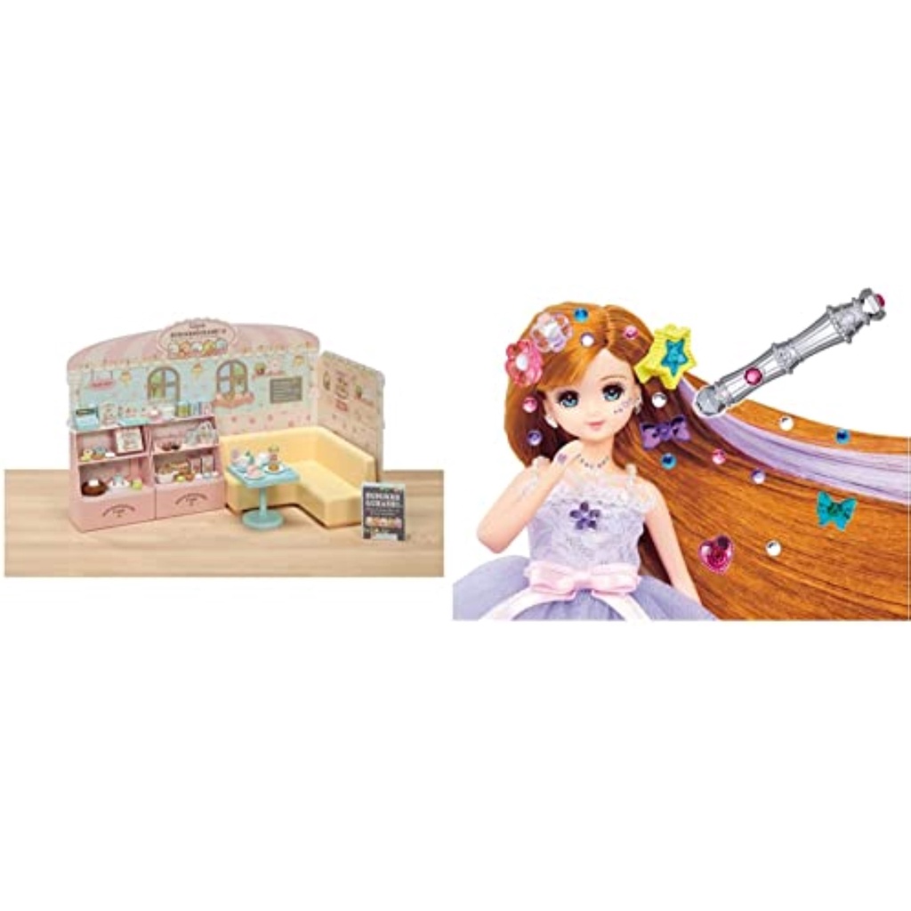 [Toy Girls Set 3 years old or older] Welcome to Lika -chan Sumikko Gurashi Cafe!+ Lika -chan doll Je