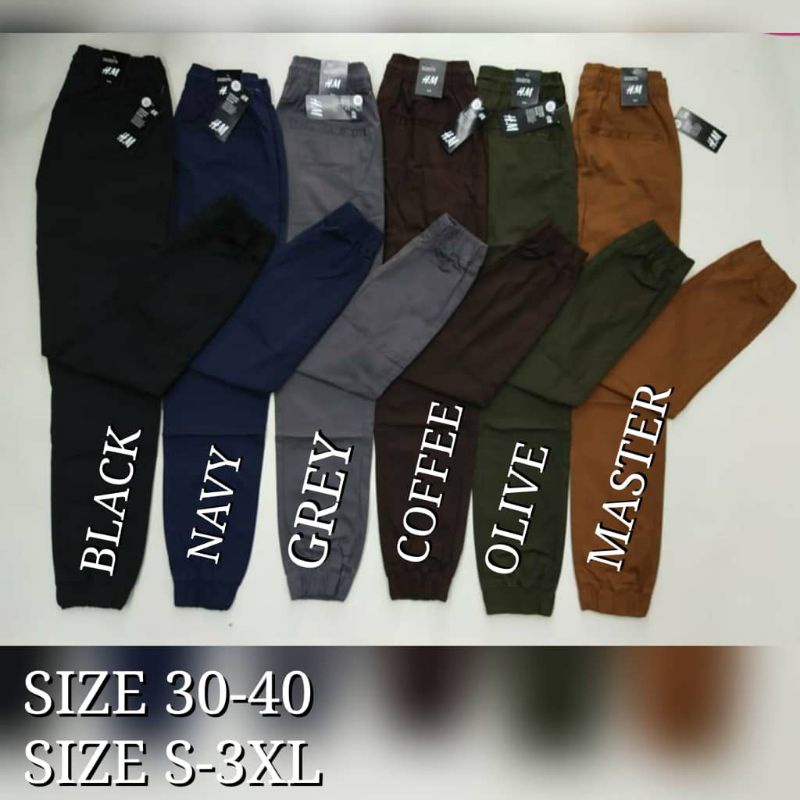 Seluar jogger ️pants H&M คุณภาพดีที่สุด ️