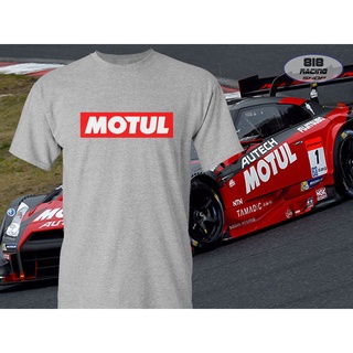 เสื้อยืด RACING เสื้อซิ่ง [เทา] [MOTUL]