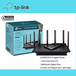 TP-LINK ARCHER-AX73 AX5400 Dual-Band Gigabit Wi-Fi 6 Router Access Point Mode (Warranty LT)เทคโนโลยี Wi-Fi 6