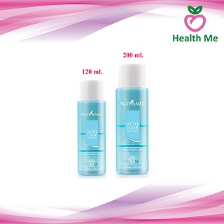 Provamed Acniclear Facial Toner 120ml. /200ml. โปรวาเมด  แอคเน่เคลียร์ เฟเชี่ยล โทนเนอร์ 120 มล. /200 มล.