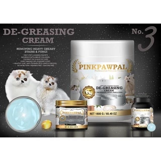 Pinkpawpal Cleansing Cream น้องแมว ครีมขจัดคราบมัน คราบเหลือง เชื้อรา โคนหางดำ 1,800g.