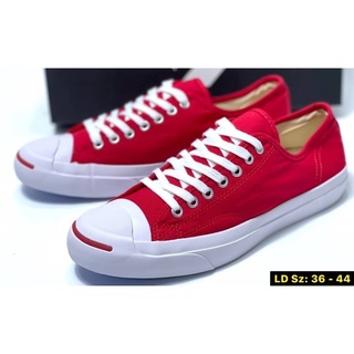 🛒🌟Converse jack percell สีแดง🌟พร้อมกล่อง( made in indo)🛍