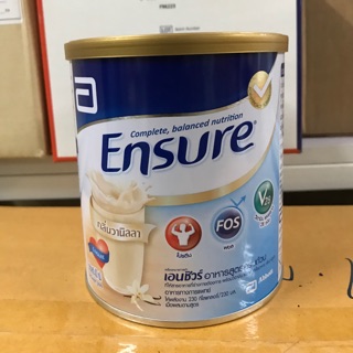 Ensure กลิ่นวานิลลา บรรจุกระป๋องละ 850g พร้อมส่ง!!