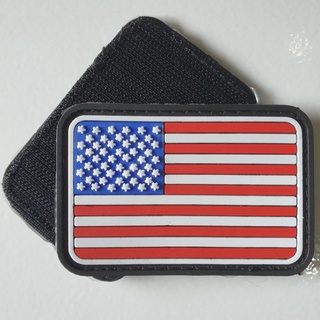 สัญลักษณ์ยางรูปธงอเมริกันโลโก้ U.S.A / VELCRO