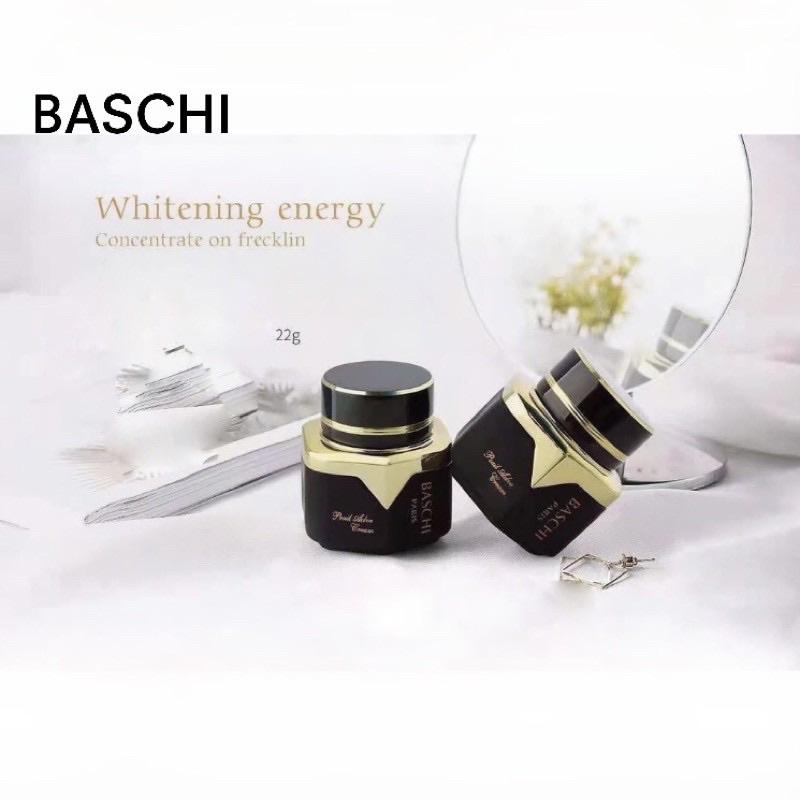 KT-63🌟Baschi Creamครีมบาชิ Baschiของเเท้💯บาชิแท้ครีมไข่มุกสูตรเข้มข้น ผิวกระจ่างใสไร้ริ้วรอบไร้จุดด่างดำขาวไว( 22 กรัม ) รูปที่ 5