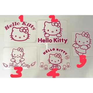 HELLO KITTY สติกเกอร์ #คิตตี้ ติดกระจกหลังรถยนต์