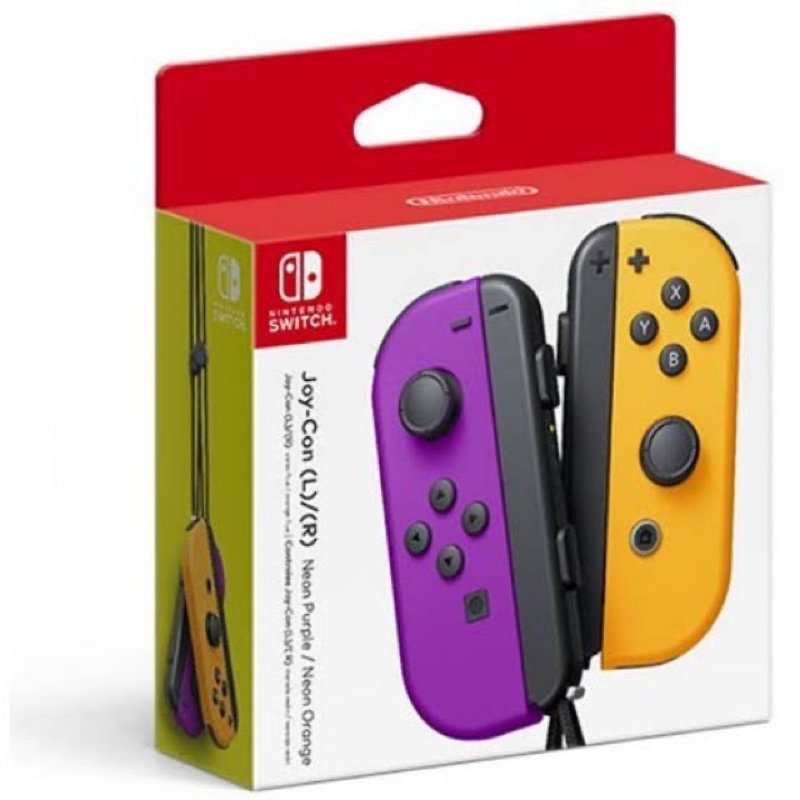 🌟แท้/พร้อมส่ง🌟 Joy con Nintendo swith จอยคอน สีม่วง-เหลือง มือหนึ่ง ไม่มือสอง