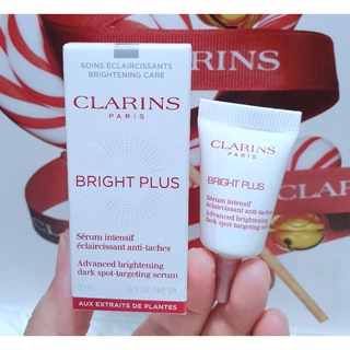 เซรั่มลดเลือนจุดด่างดำ แท้💯%Clarins Bright Plus Advance Brightening Dark Spot - Targeting Serum 3ml. มีฉลากไทย