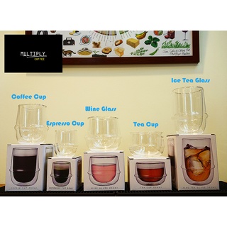 *สินค้าพร้อมส่งจากไทย* KINTO KRONOS Double Wall Cup &amp; Glass แก้ว 2 ชั้น 80ml 200ml 250ml &amp; 350ml