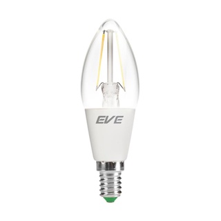 หลอดไฟ LED FILAMENT CANDLE 2 วัตต์ WARMWHITE E14