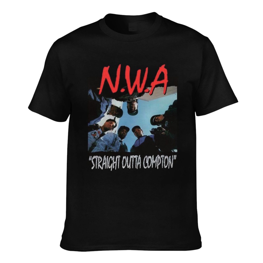 เสื้อทหาร - Nwa ตรง Outta คอมป์ตันเสื้อยืดแขนสั้นผู้ชาย