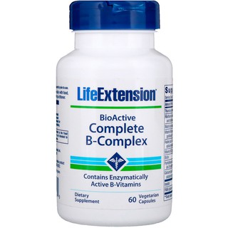 Life Extension, BioActive Complete B-Complex, 60 Vegetable Capsules