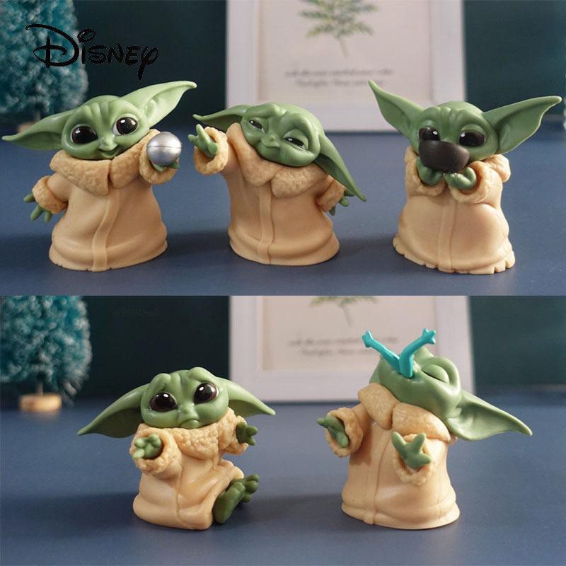 ตกตา cs set Star Wars Grogu Mandalorian cm Baby Yoda Bebe Doll Action Yoda Figure Toys