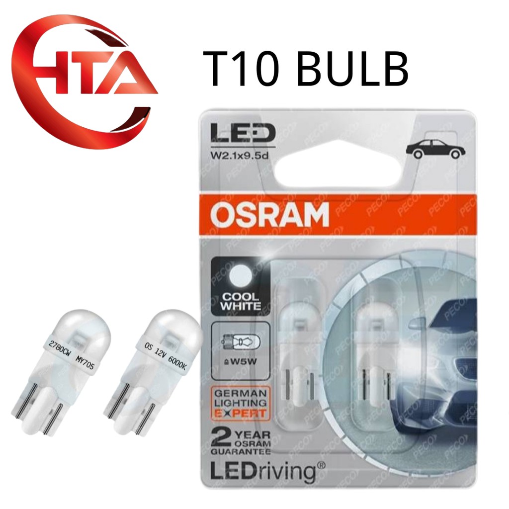 OSRAM T10 LED BULB / ชุดต่อ 2PC
