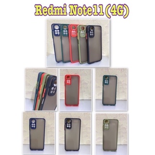 Redmi Note11(4g) 🥰พร้​อมส่ง🇹🇭🥰เคสขอบนิ่มหลังแข็งขุ่นคลุมกล้องFor Redmi Note11(4g) Redmi note11S