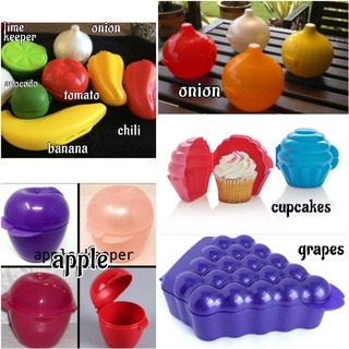 TUPPERWARE ที่เก็บพริกทัปเปอร์แวร์ อะโวคาโด หัวหอม มะนาว แอปเปิ้ล กล้วย มะเขือเทศ องุ่น