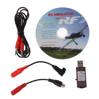 King 22 In 1 Rc Usb เครื่องบิน Simulator พร้อมสายเคเบิ้ลสําหรับ G 7 Phoenix 5 . 0 Aerofly Xtr Vrc Fpv Racing