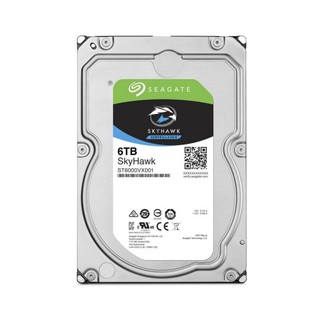 SEAGATE HDD 6TB SKYHAWK SURVEILLANCE 5400RPM 256MB ST6000VX001