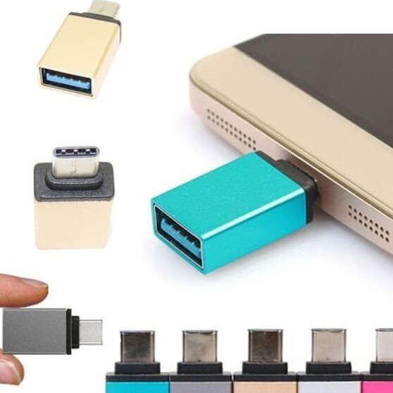 OTG USB TYPE C - ANDROID OTG - OTG MINI SQUARE NON CABLE & CABLE - สาย MINI OTG