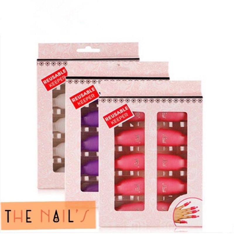 🌷พร้อมส่ง 🌵💜ตัวหนีบล้างสีเจล ตัวหนีบเล็บ ล้างสีเจล 💜🌵 - รูปที่ 2